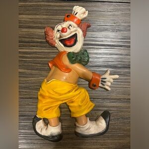 VINTAGE 70’s HOMCO CLOWN WALL PLAQUE